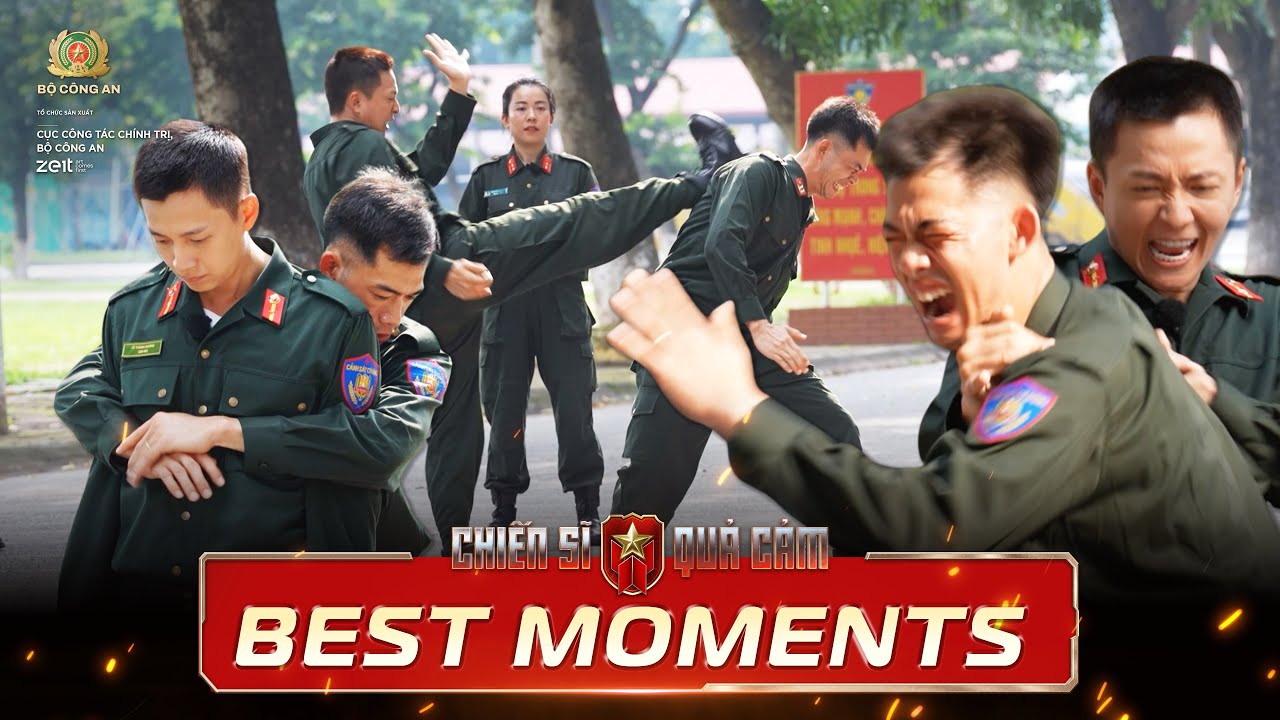 NGÔ KIẾN HUY khoe võ thuật điêu luyện khiến DƯƠNG LÂM, PHAN MẠNH QUỲNH trầm trồ | CHIẾN SĨ QUẢ CẢM