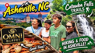 Asheville NC Trip: Omni Buffet + Catawba Falls Hiking Adventure!