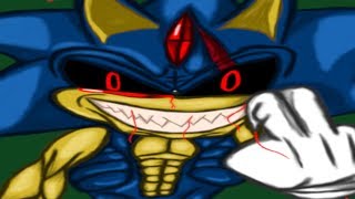 🎃🐺Sonic ariciul.EXE (Photoshop/Speedpaint)-Special de Halloween🐺🎃 screenshot 2