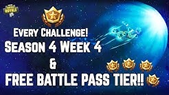 Fortnite battle pass!    week 4 challenges