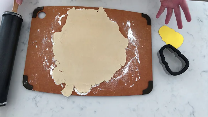 Using paper pattern for cookies