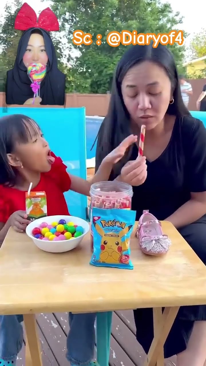 MAMA GAK BOLEH MINTA JAJAN ADIK ⁉️ tapi ending nya ??@Diaryof4 #shorts #funny #dubbing