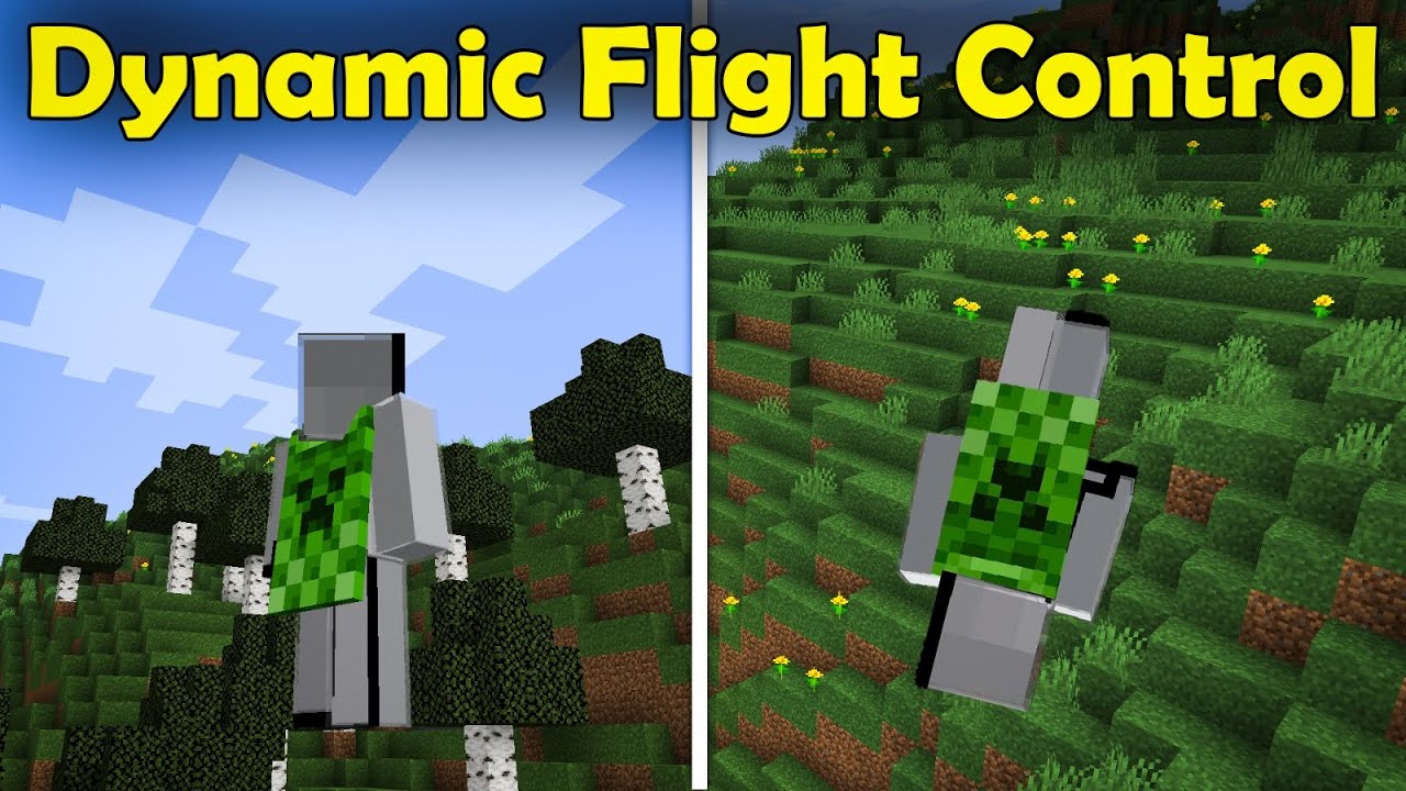 Dynamic Flight Control Mod v1.5 | Forge | Fabric | Minecraft Java - YouTube