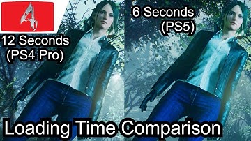The Evil Within 2 PS4 Pro vs PS5 Backward Compatibility Load Time Comparisons