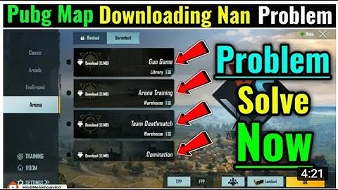 Pubg Mobile Map Not Download (Downloading nan) Problem solved || How to solve pubg map problem
