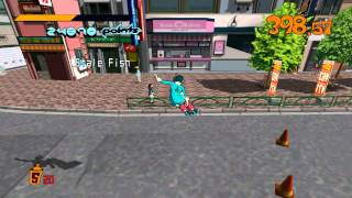 Jet Set Radio - Easy way to obtain 100 trick combo achievement