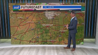 Calm winds, mild temperatures Friday; storm chances Saturday