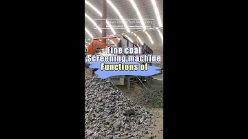 Powerful function of "fine coal roller screen"#sievingmachine  #centrifuge