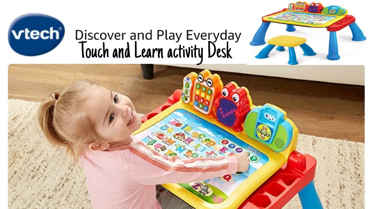 Unboxing Vtech Touch and Learn Activity Desk for toddler