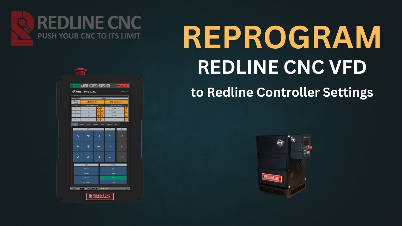 Reprogram Redline VFD to Redline Control System Settings - YouTube