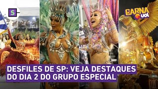 Carnaval 2024: assista aos MELHORES MOMENTOS das escolas de samba do Grupo Especial de SP - dia 2