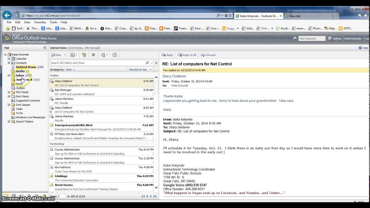 Empty Deleted Items In Outlook YouTube