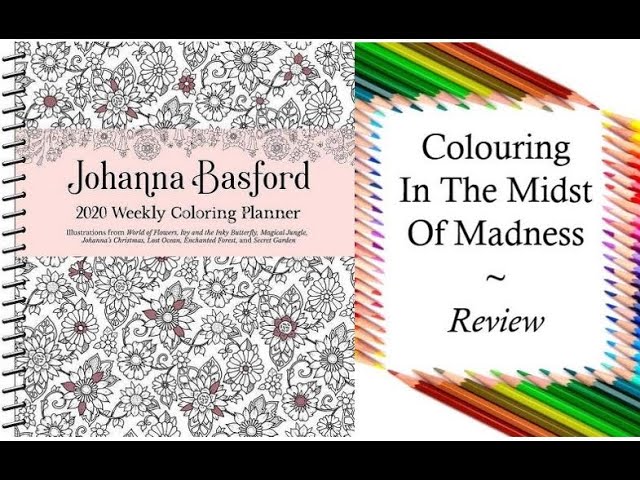 Johanna Basford 2020 Weekly Coloring Planner Calendar (Calendar