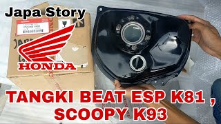 17510K81N00 BEAT K81 GASOLINE TANK SCOOPY ESP K93 GASOLINE TANK BEAT STREET Japa Story