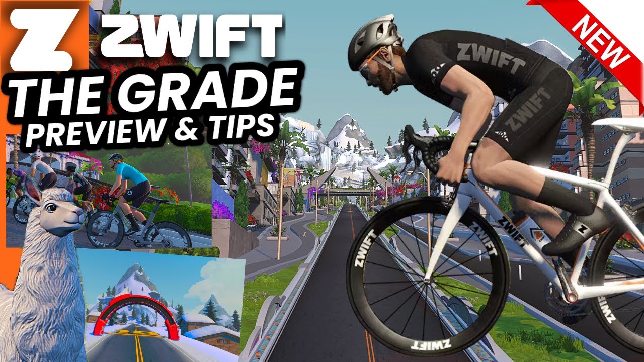 Five tips for success on the grade preview of the new zwift road