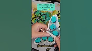 BUTTERFLY FOCAL POINT #artjournal #mixedmediart #artshorts #shorts