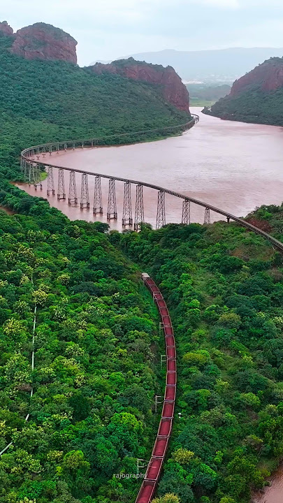 📍Sandur - One of the most scenic rail routes in North Karnataka.#sandur #ballari #karnataka