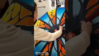 Painting a Large Umbrella