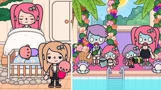 MOm Adopted An Abandoned Baby But She Was my Twin Sister 😱👧🏼💔🥀🍼 | Toca Life World ✨ | Sad Story 💗