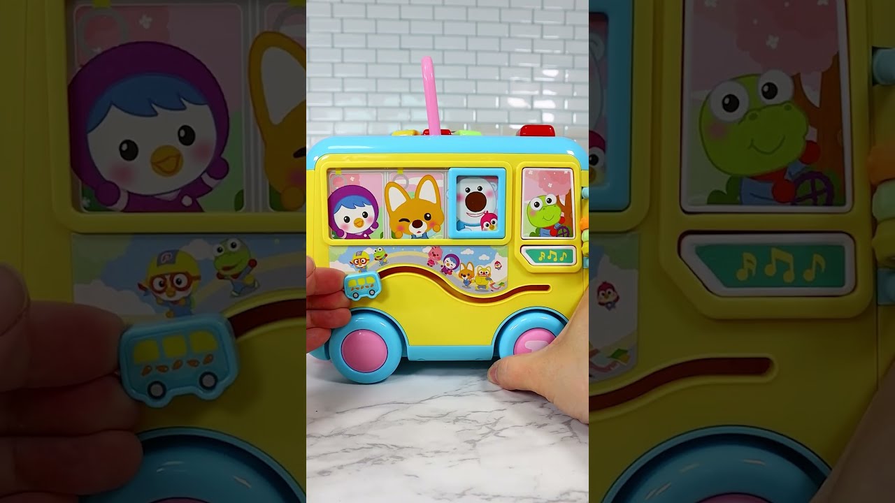 Satisfying With Unboxing Review Miniature School Bus Car Transporter Toys Video ASMR Videos