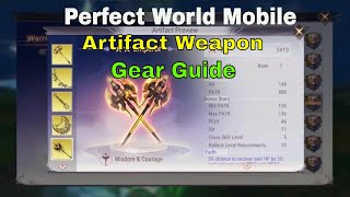 Perfect World Mobile guide: Artifact Weapon & Getting Better Gear!