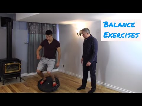 Balance Exercises - Bosu Ball or Wobble Board