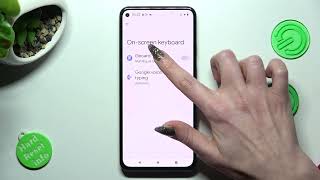 How to Find Helpful Typing Options in Google Pixel 5A - Enter Text Correction Options