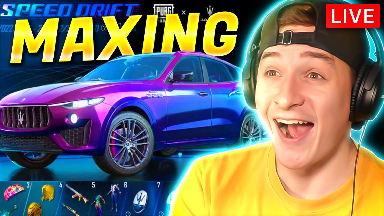 MAXING MASERATI MASTERPIECE SPEED DRIFT – PUBG MOBILE LIVE