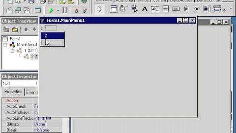 20 Delphi 7 Компонента MainMenu