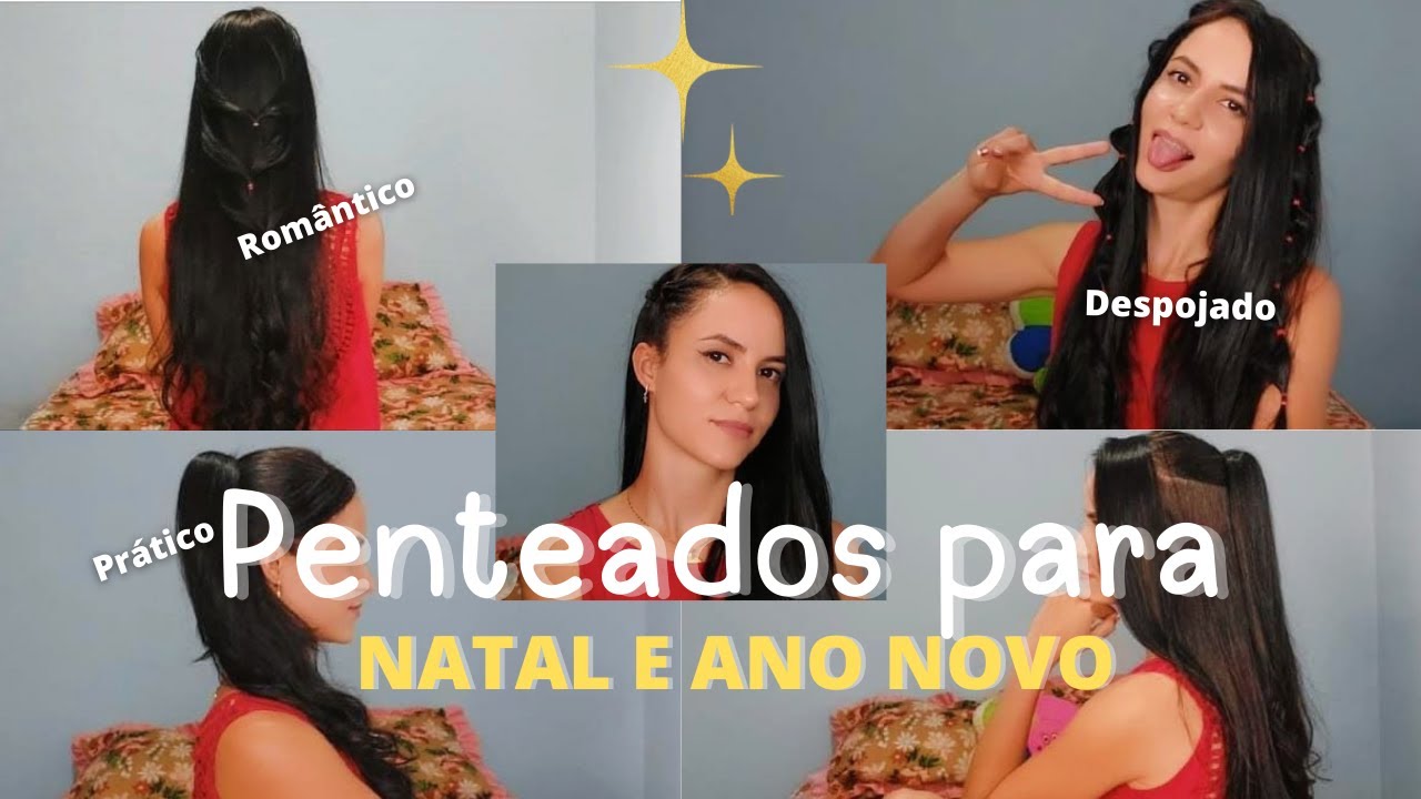 PENTEADOS PARA O NATAL E ANO NOVO/Simples e Fácil - YouTube