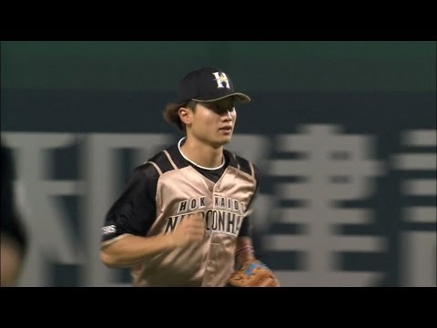 セカンド西川の好守で、ピンチを切り抜ける 2014.03.18 H-F