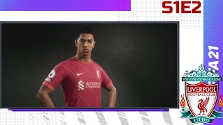 HVĚZDA BUDOUCNOSTI PŘICHÁZÍ😱👑| FIFA 22 LIVERPOOL CAREER MODE S1E2