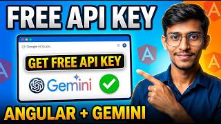 Gemini API Setup karo Angular mein | Free API Key + First Call #Angular #GeminiAPI #angularai