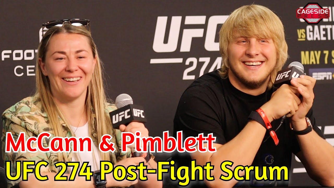 Molly McCann and Paddy Pimblett At UFC 274