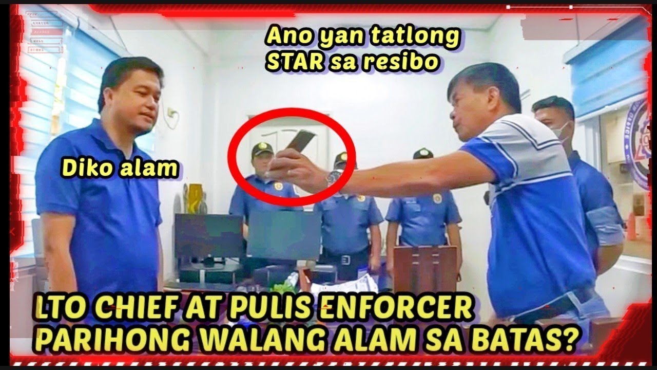 Viral LTO CHIEF at PULIS ENFORCER parihong walang alam sa BATAS. Col. Bosita sumaklolo sa RIDER