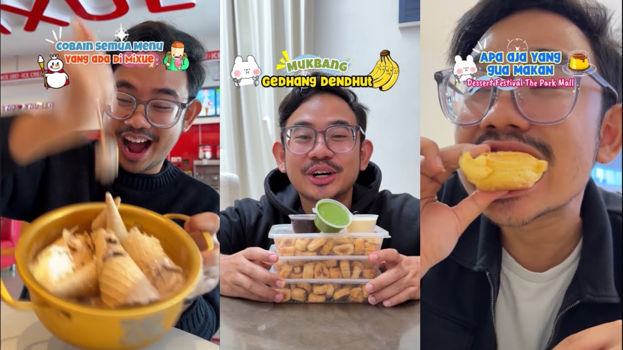 TRY ALL SWEET FOODS🧁🍦🍫