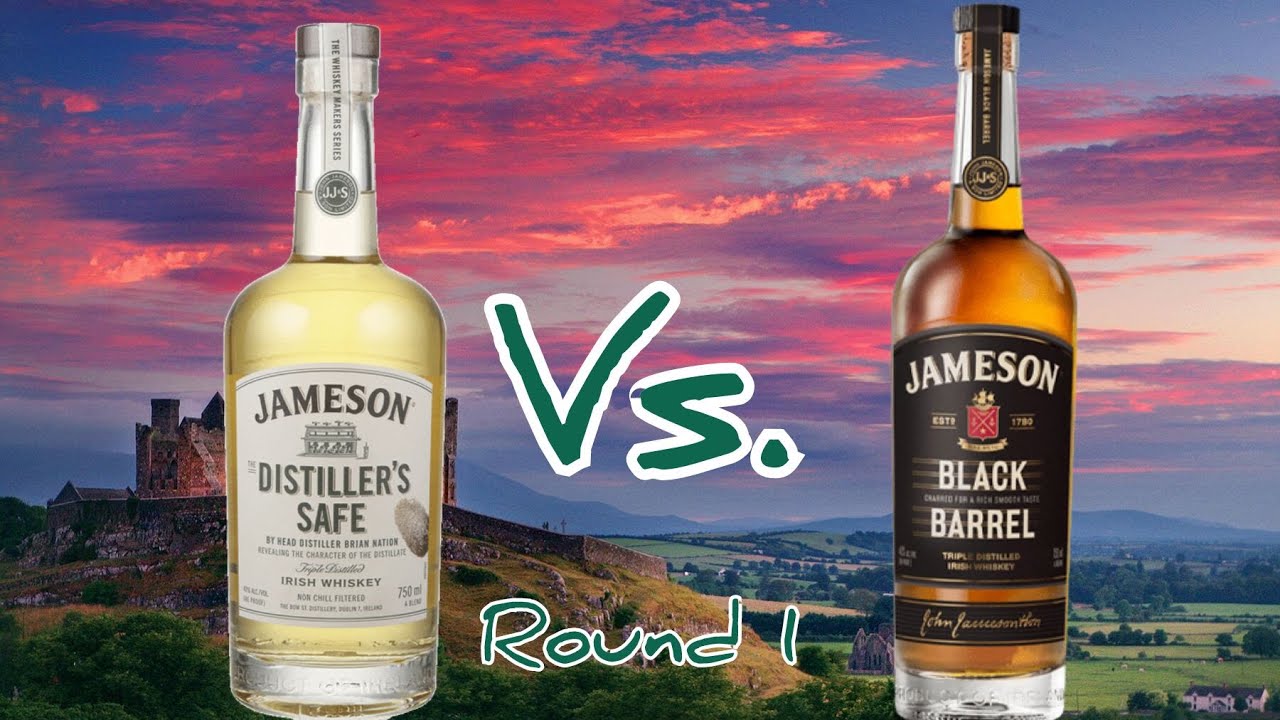 Jameson Distiller's Safe vs Jameson Black Barrel Irish Whiskey Matchup! YouTube