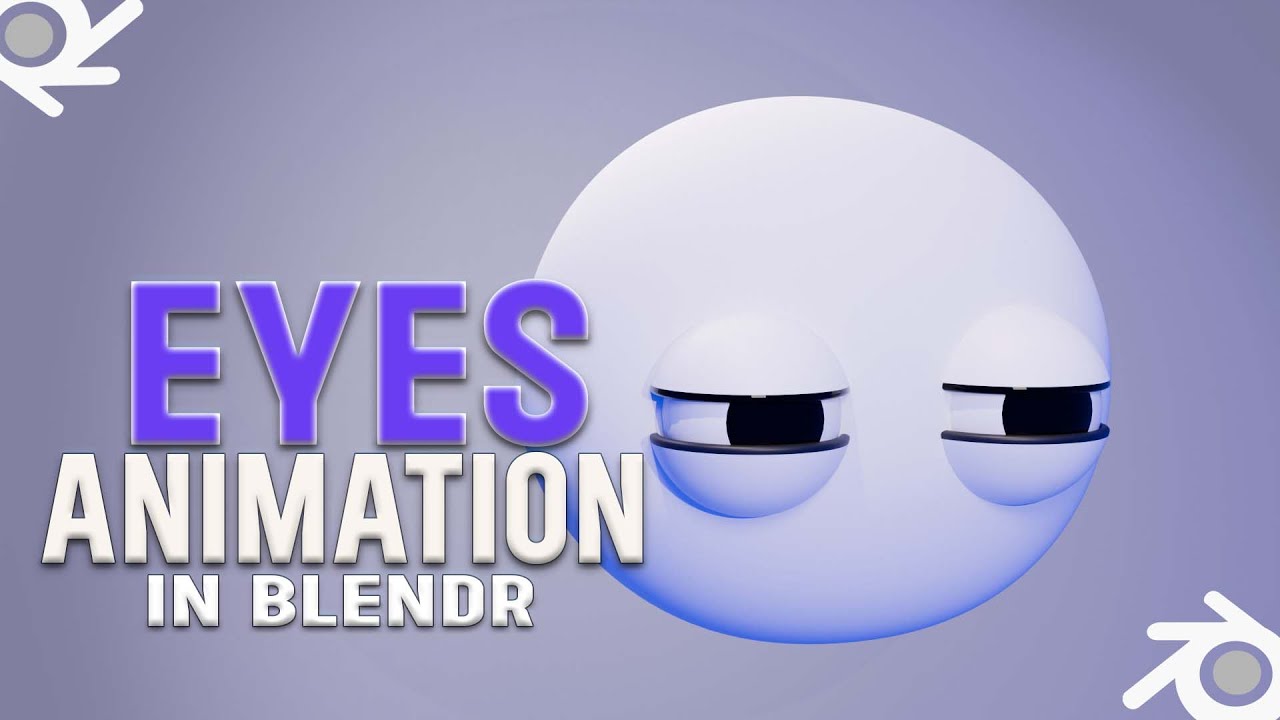 Eye Animation In Blender With Shape keys/ Blender tutorial - YouTube