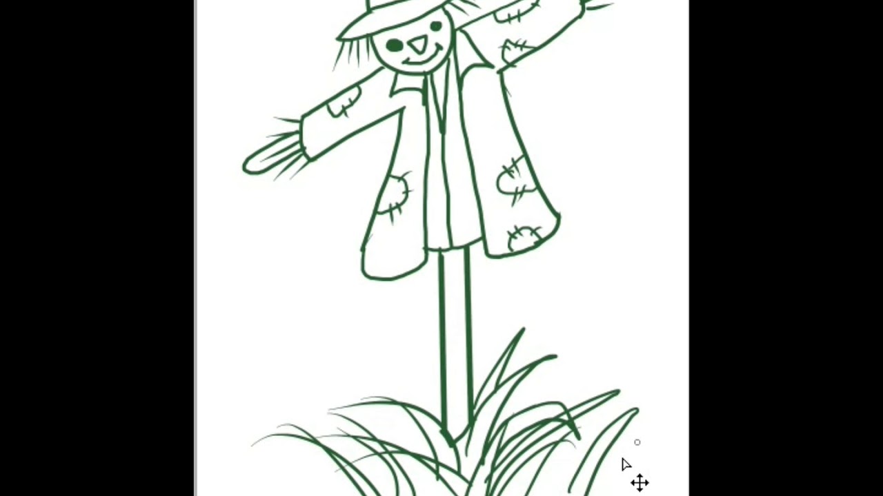 CLASS 4 SCARECROW DRAWING 