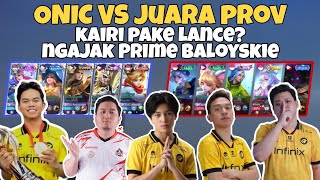 SENGIT... MOMEN RAJA DITUNDUKKAN PUBLIK!! KETIKA GAMEPLAY ONIC DAN MUSUH SETARA #mlbb #onic #geekfam