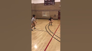 Volleyball Passing Drills: Working on Full Court Passing Technique at Friday Advanced Skills Clinics