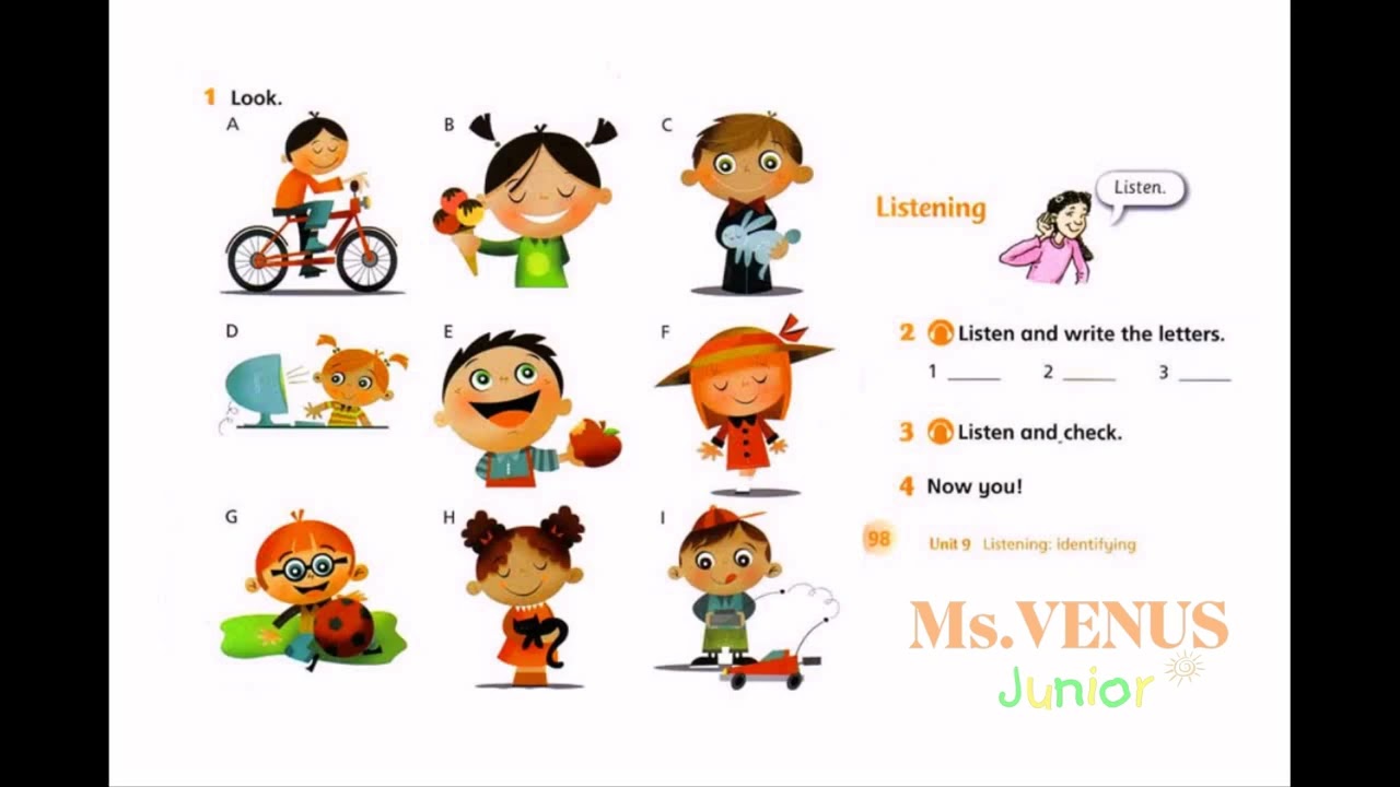 English World 1 Unit 9 p98