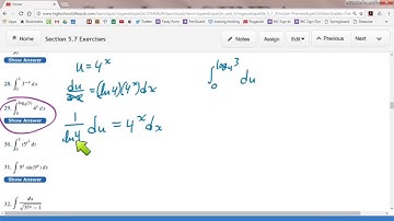 Definite Integral of an exponential function