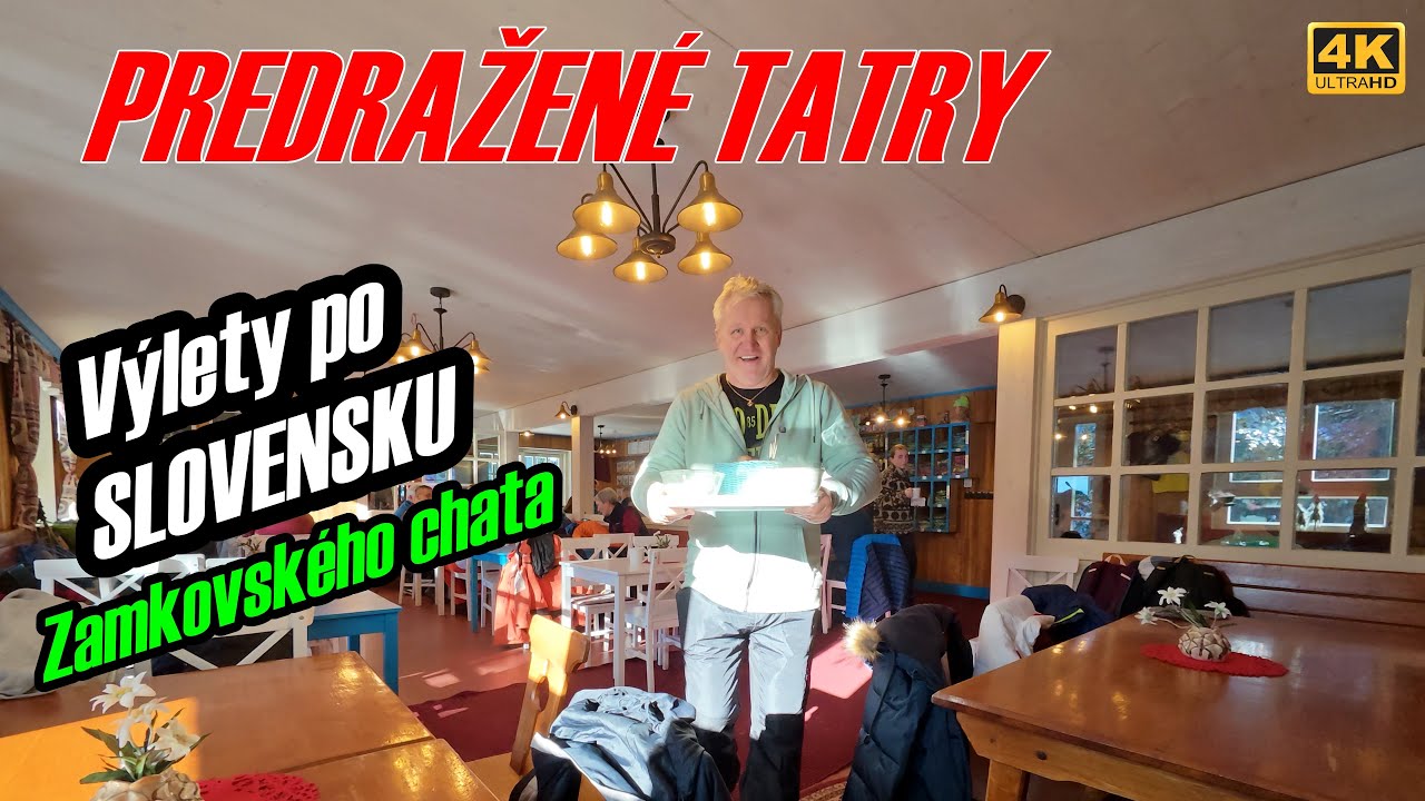 Úžasná nová ZAMKOVSKÉHO CHATA - VYSOKÉ TATRY - výstup 1475 m.n.m