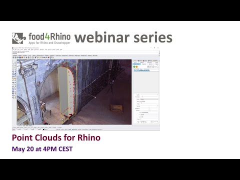 food4Rhino webinar series: Point Clouds for Rhino (English)