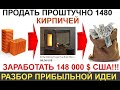 Разбор Прибыльной бизнес идеи принесшей продавцу термо кирпичей 148 000$