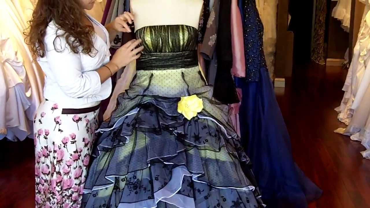 Yellow and Black Wedding Dress Missy Couture - YouTube WeddingDressFantasy.com