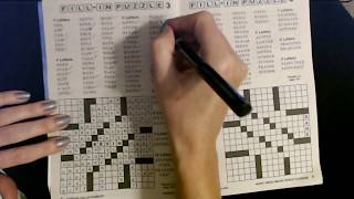 ASMR | Fill-In Word Puzzles (Soft Whispering) screenshot 3