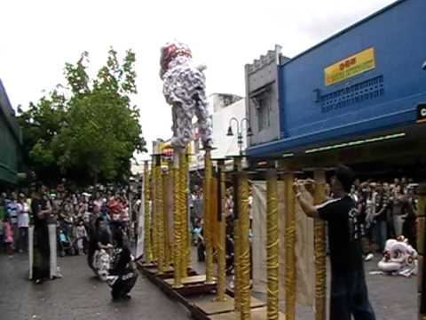 2010 Lunar New Year Celebration Lion Dance in East...