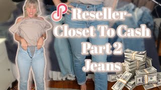 Reseller How To -Turn Your Closet to Cash on Poshmark- Sorting Out Jeans - UGH, Things Get Real!